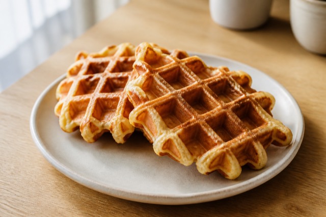 Crispy Belgian Waffles — pancakes & waffles