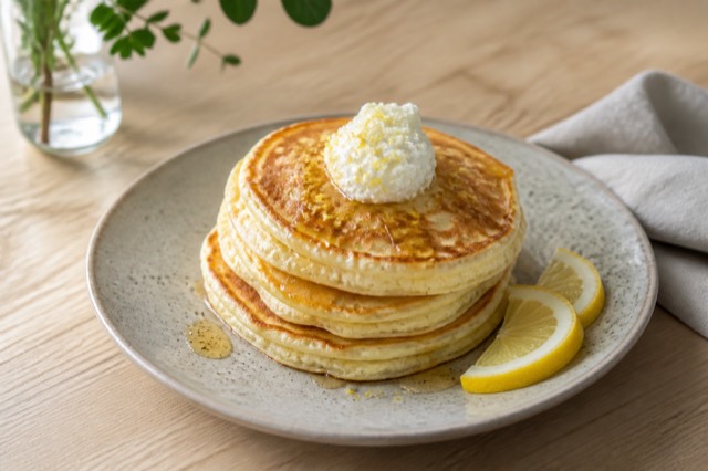 Lemon Ricotta Pancakes — pancakes & waffles