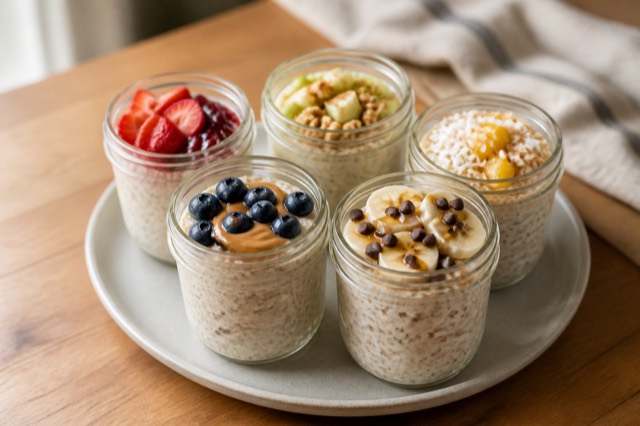5-Minute Overnight Oats — make-ahead