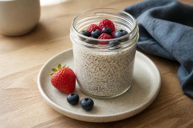 Vanilla Chia Pudding — make-ahead